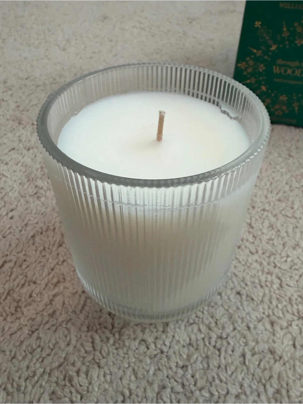 Williams Sonoma NEW Through the Woods Iced Evergreen Scented Candle in Box 11oz